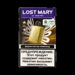 Картридж LOST MARY PRO CD 10000 Вишня персик лимонад 2%